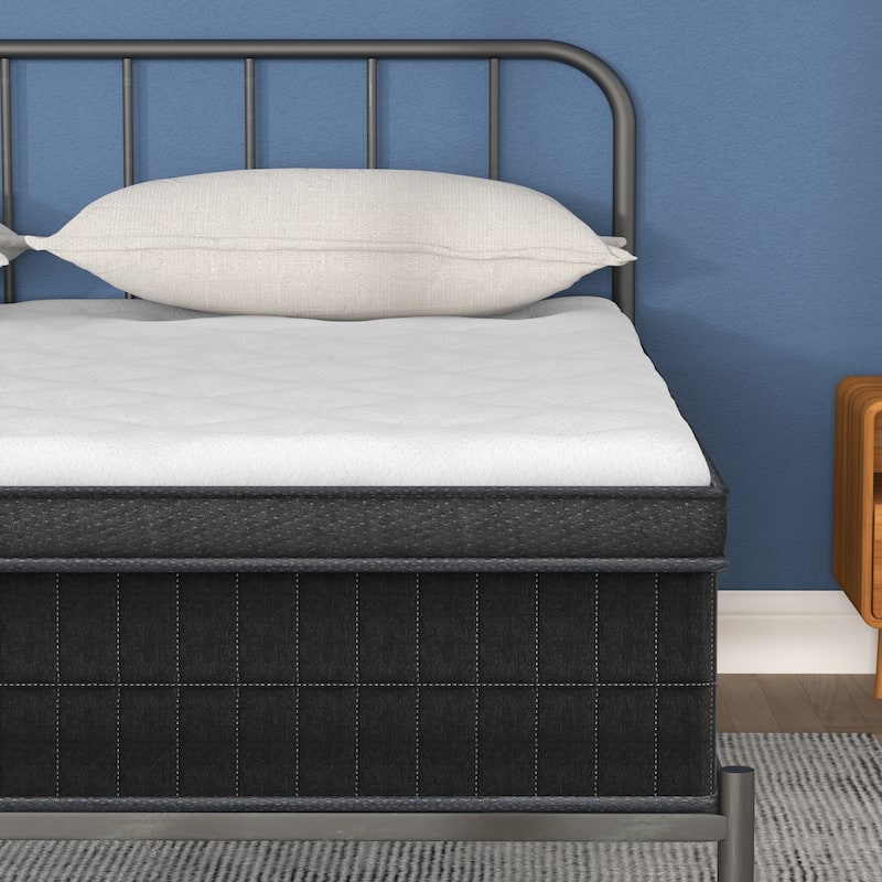 12 Inch Hybrid Individually Wrapped Pocket Coils Mattress in a Box - King