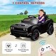 preview thumbnail 16 of 33, 12V Ride on Car, Licensed Dodge Challenger Kids' Electric Car, Battery Powered Electric Vehicle Black