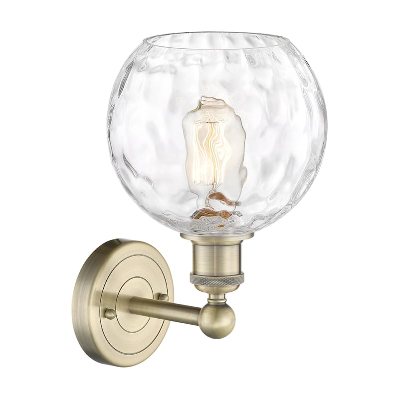 Innovations Lighting Athens Water Glass - 1 Light 8" Sconce