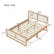 preview thumbnail 5 of 5, Modern Style Queen Size Solid Wood Platform Bed