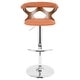preview thumbnail 67 of 141, Carson Carrington Viby Adjustable Bar Stool with Rounded T Footrest (Set of 2)