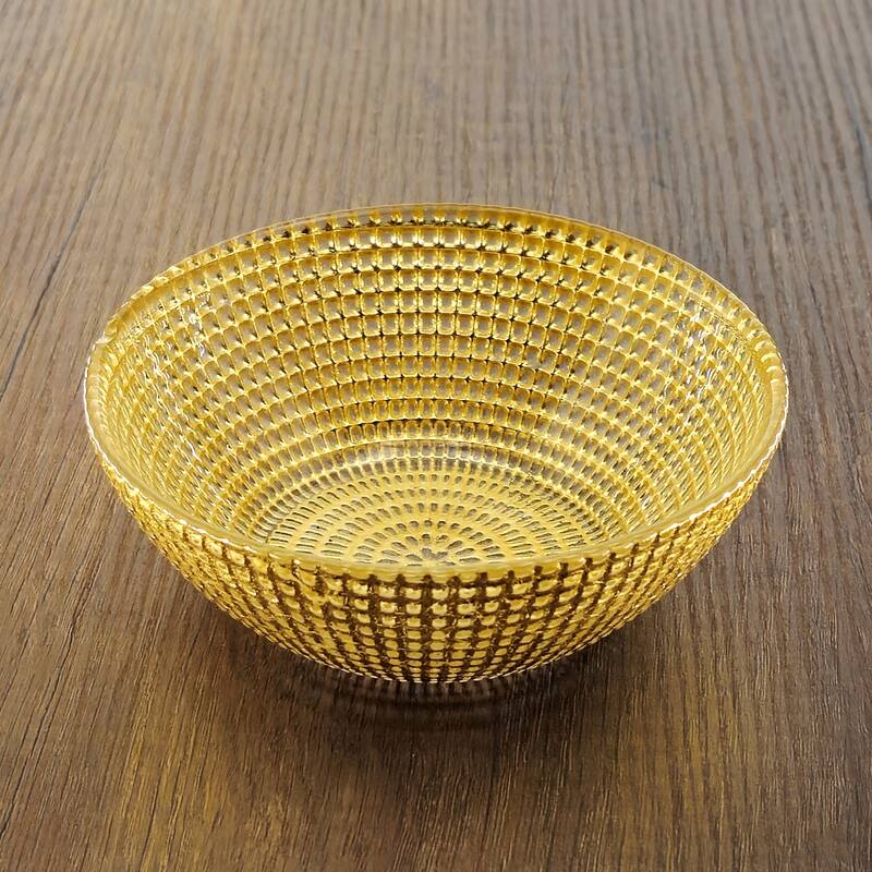 5 Inch Glass Bowls with Captivating Beaded Pattern Perfect for Both Casual and Formal Occasions