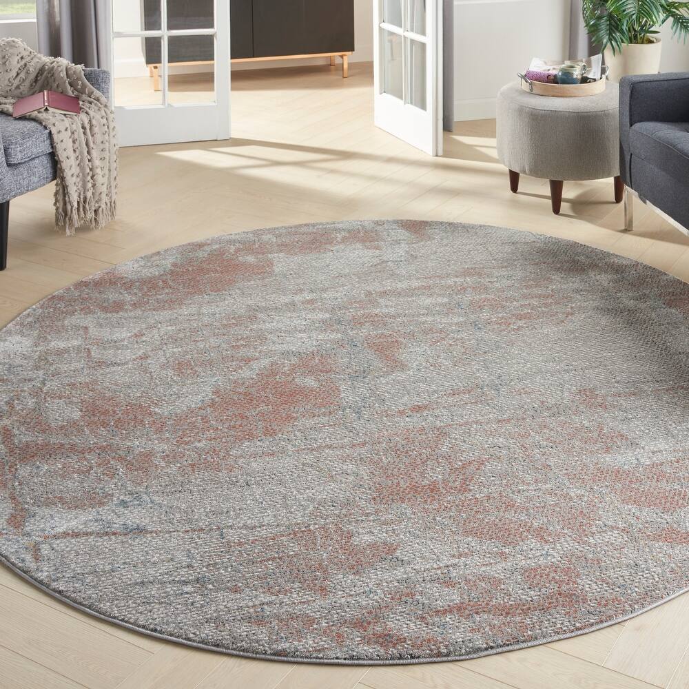 Nourison Rustic Textures Abstract Contemporary Area Rug