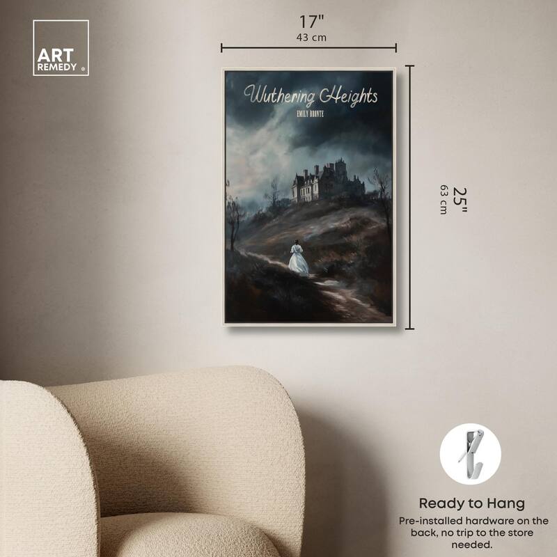 Wuthering Heights Cover Canvas by Art Remedy