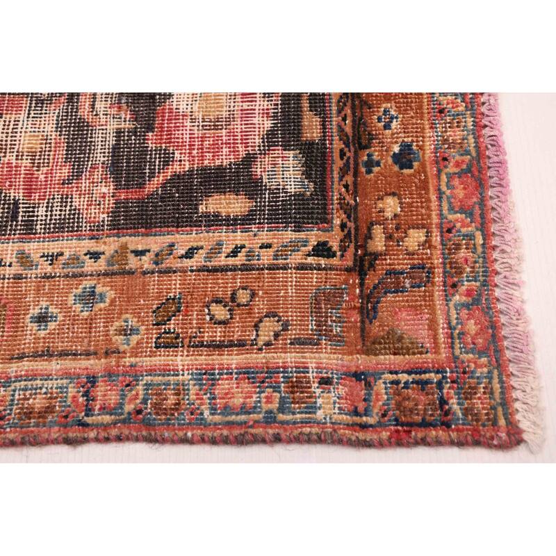 ECARPETGALLERY Hand-knotted Antalya Vintage Burgundy Wool Rug - 9'6 x 12'7