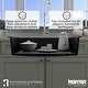 preview thumbnail 19 of 52, Karran Top Mount 33 in. Large Single Bowl Quartz Workstation Kitchen Sink