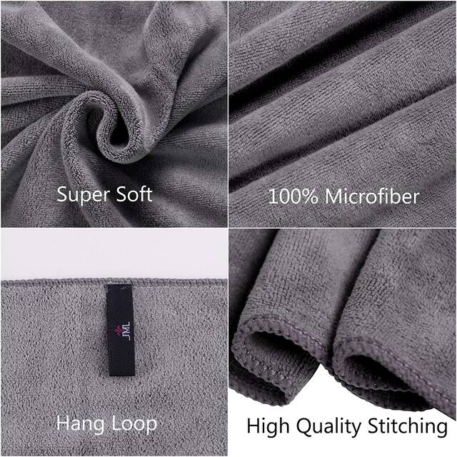 30"x60" Bath Towels (Set of 2) Super Soft Absorbent