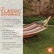 preview thumbnail 4 of 16, Classic Accessories Ravenna ConnectCurve Quilted Double Hammock, 81"L x 55"W