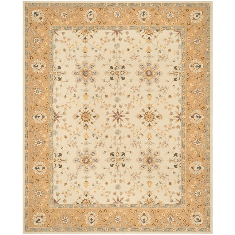 SAFAVIEH, Handmade Easy Care Mariola Oriental Rug - 8' x 10' - Ivory/Beige