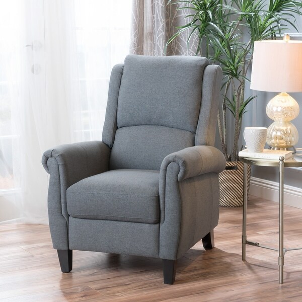 Haddan Fabric Recliner Club Chair by Christopher Knight Home. Opens flyout.