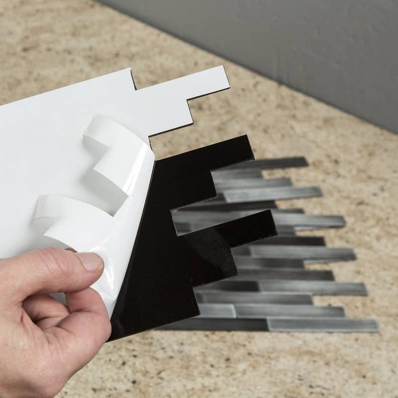 Aspect Peel & Stick Distressed Mini Metal 15 sq ft Kit
