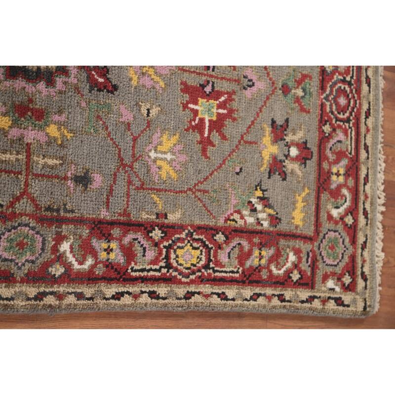 Heriz-Serapi Oriental Accent Rug Handmade Floral Wool Carpet - 2'11"x 5'1"