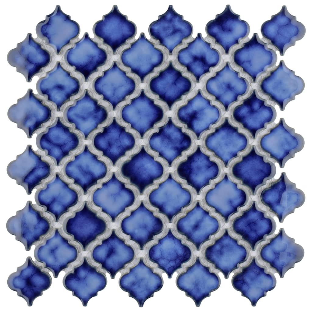 Merola Tile Hudson Tangier Sapphire 12-3/8" x 12-3/8" Porcelain Floor and Wall Tile