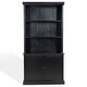 preview thumbnail 1 of 30, SAFAVIEH Couture Haylina 4-Shelf Wood Bookcase - 40"W x 21"D x 79"H Black