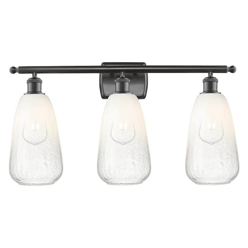 Innovations Lighting 516-3W-14-26 Brookhaven Almond Vanity Brookhaven - Oil Rubbed Bronze / Opal