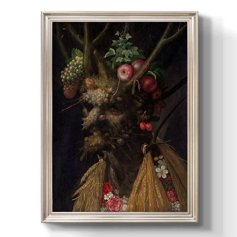Four Seasons in One Head Premium Framed Canvas- Ready to Hang
