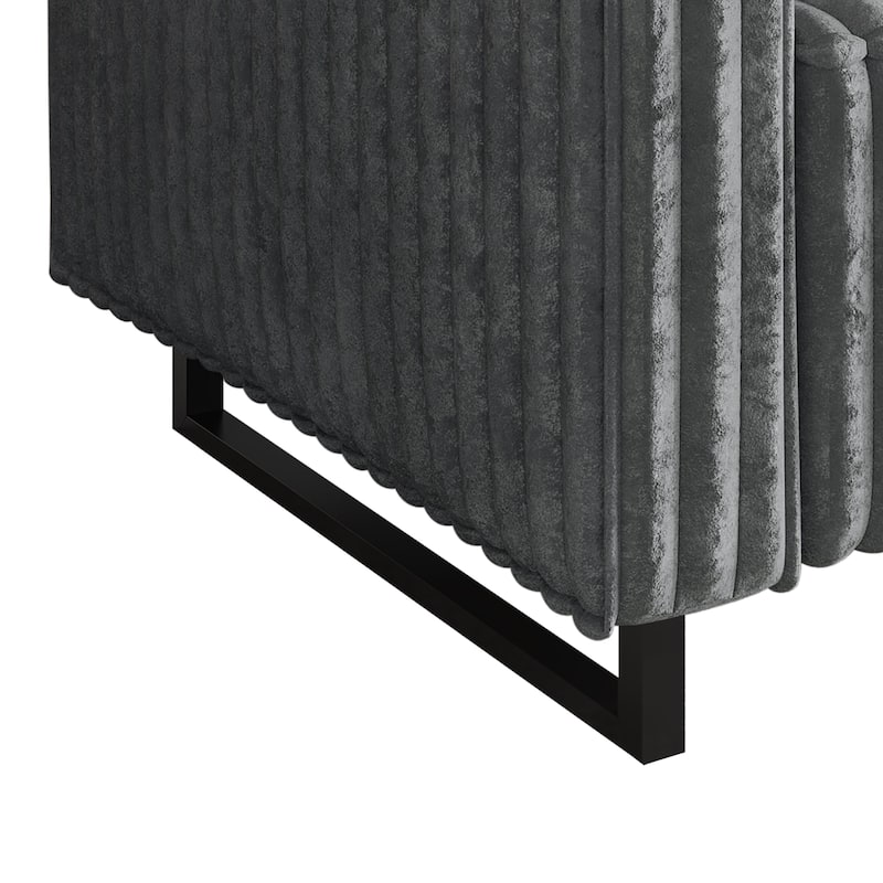 CraftPorch Mid Century Modern Upholstered Loveseat - N/A