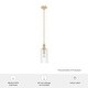 preview thumbnail 6 of 11, Hunter Gatz 1-Light Pendant - Kitchen Island, Dining Room, Entry - Glam, Contemporary, Transitional