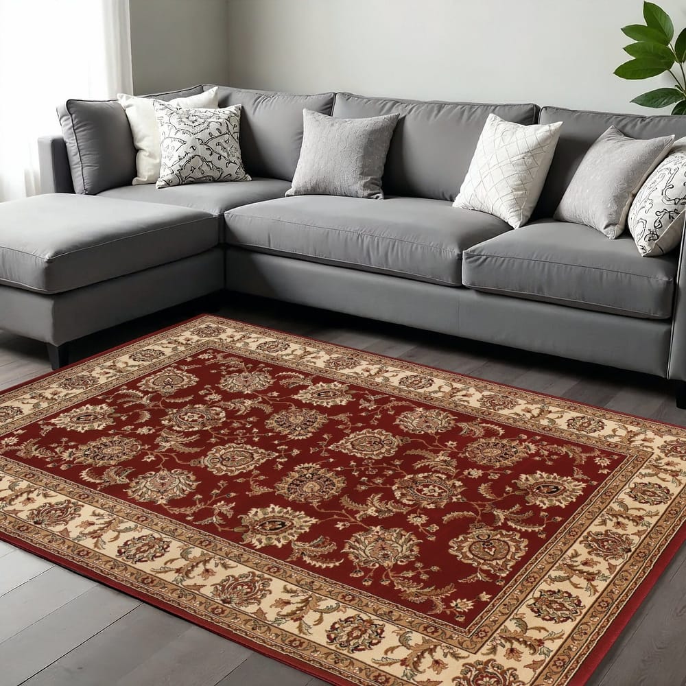 HomeRoots Oriental Traditional Runner Area Rug