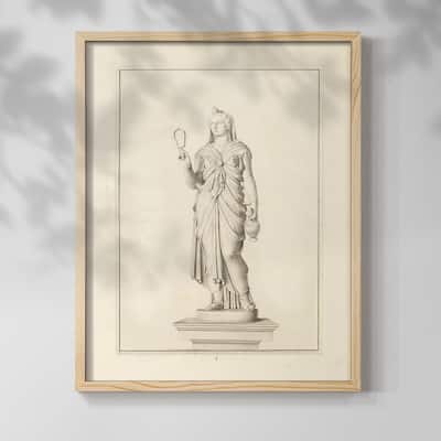 Vintage Sketch CXVI -Framed Print