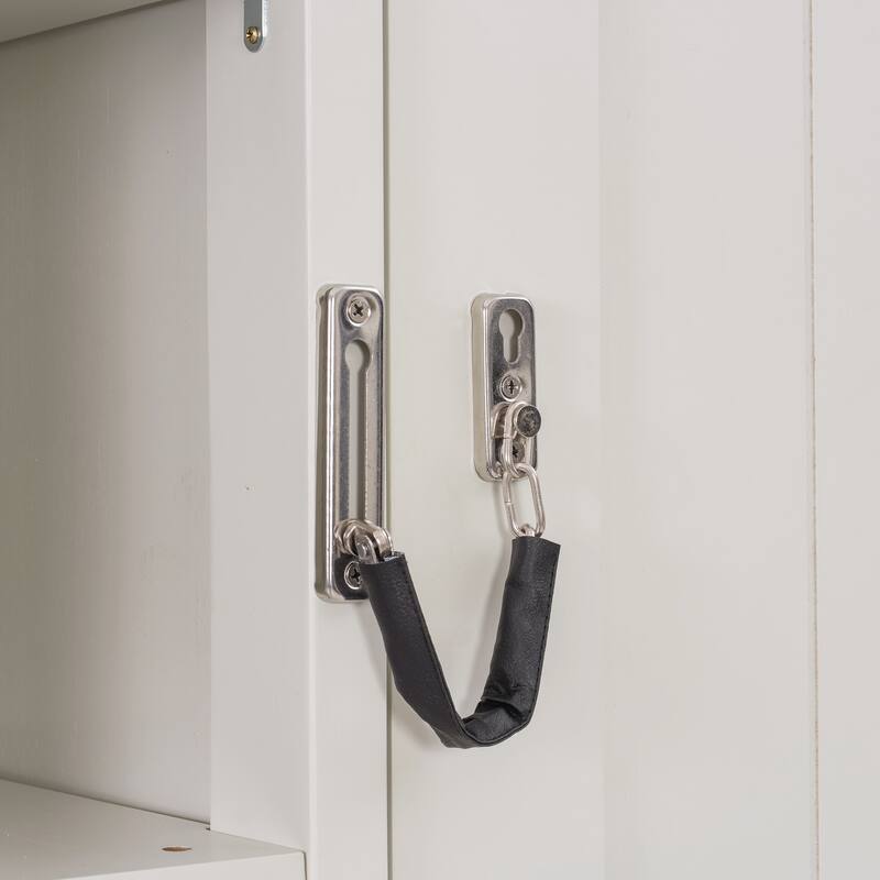 Queen Murphy Bed with Desk & Storage, Space-Saving Wall Bed with Cabinets