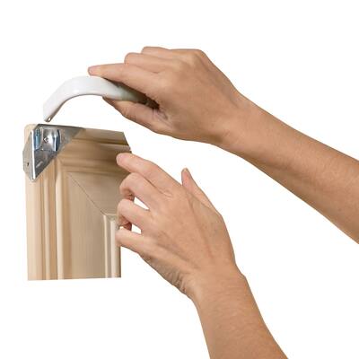 Instant Curtain Rod Holders - Set of 8 - NO SIZE