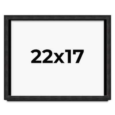 22x17 Shadow Box Black Rustic Barnwood Display Frame | 1.125 Inch