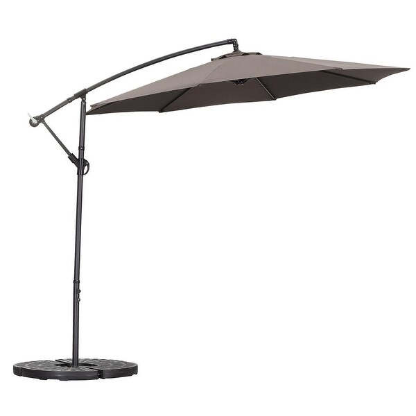 10ft solar patio umbrella