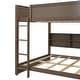 preview thumbnail 14 of 26, Modren Queen over Queen Bunk Bed with Storage Cabinets and USB Ports for Home