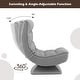 preview thumbnail 5 of 28, Costway 360° Swivel Floor Chair 5-Level Adjustable Lazy Chair w/ - See Details