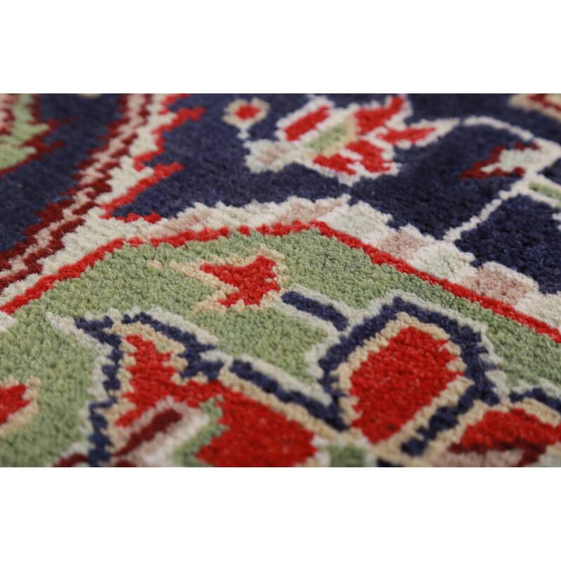 Hand Knotted Oriental 100% Wool Carpet Traditional Medallion Red Heriz (serapi) Area Rug - 10' 0'' X 7' 11''