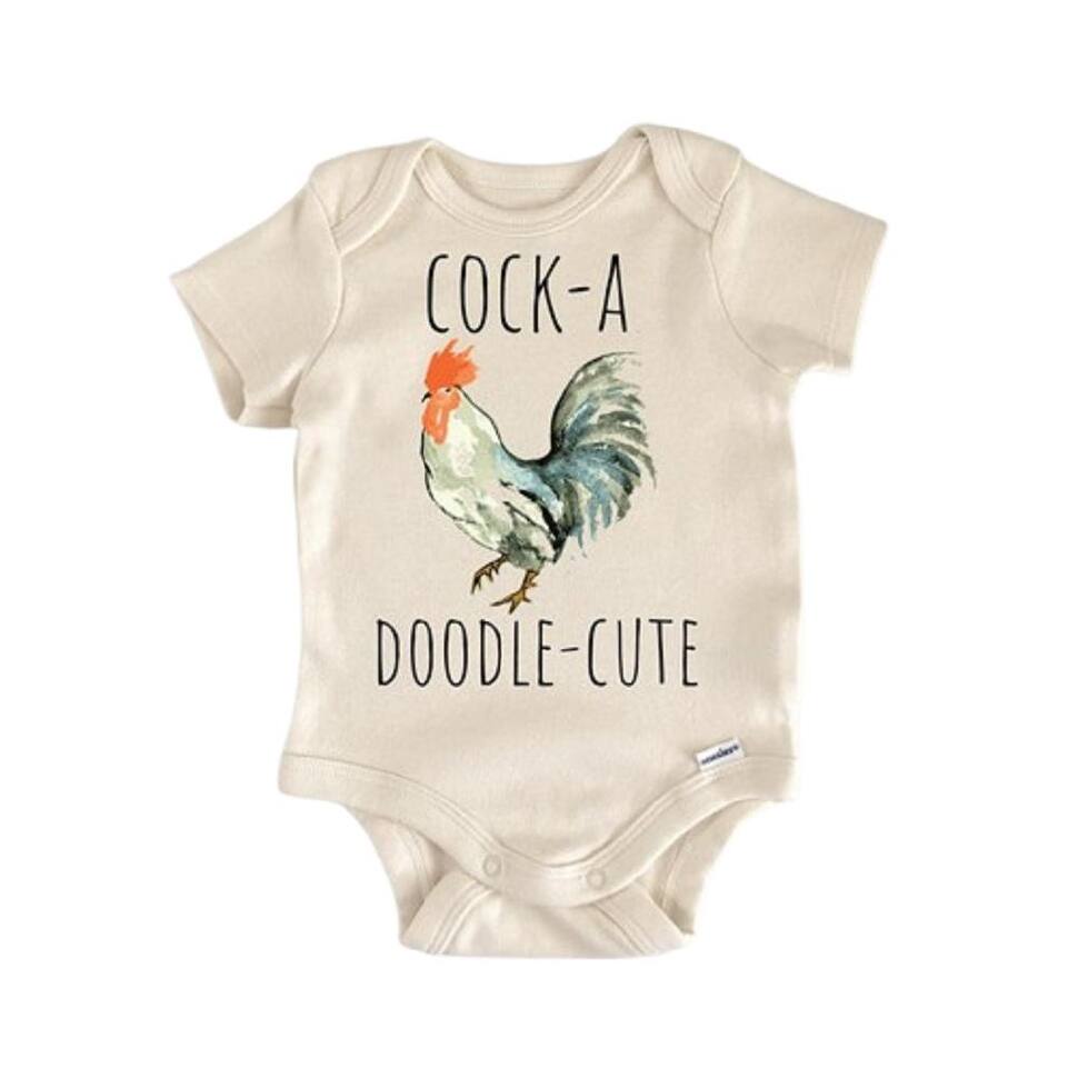 Farm Chicken Coop Animal - Baby Boy Girl Clothes Infant Bodysuit Funny Cute Newborn