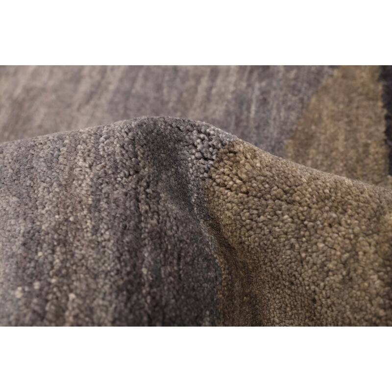 ECARPETGALLERY Hand-knotted Peshawar Ziegler Grey Wool Rug - 4'11 x 6'10