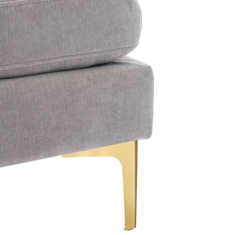 L-Shape Convertible Sectional Sofa Couch, Living Room Sectional with Movable Ottoman for Living Room, Apartment, Office