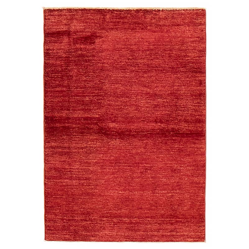 Pak Finest Gabbeh Red Rug 3'2" x 4'8" - 3'2 x 4'8 - Red - 3'2 x 4'8