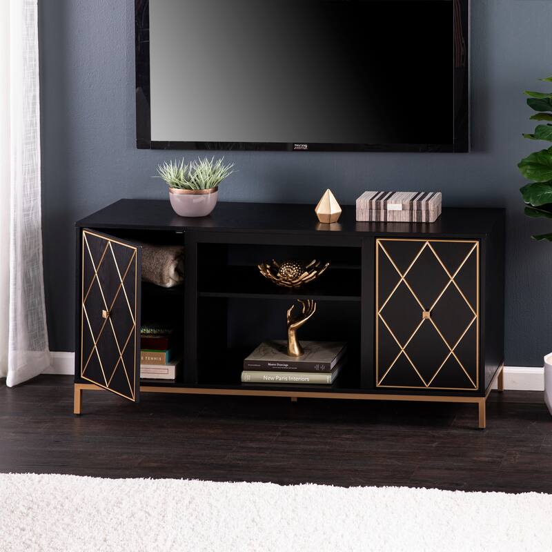 SEI Furniture Marradi Media TV Stand w/ Storage for TV's up to 56"