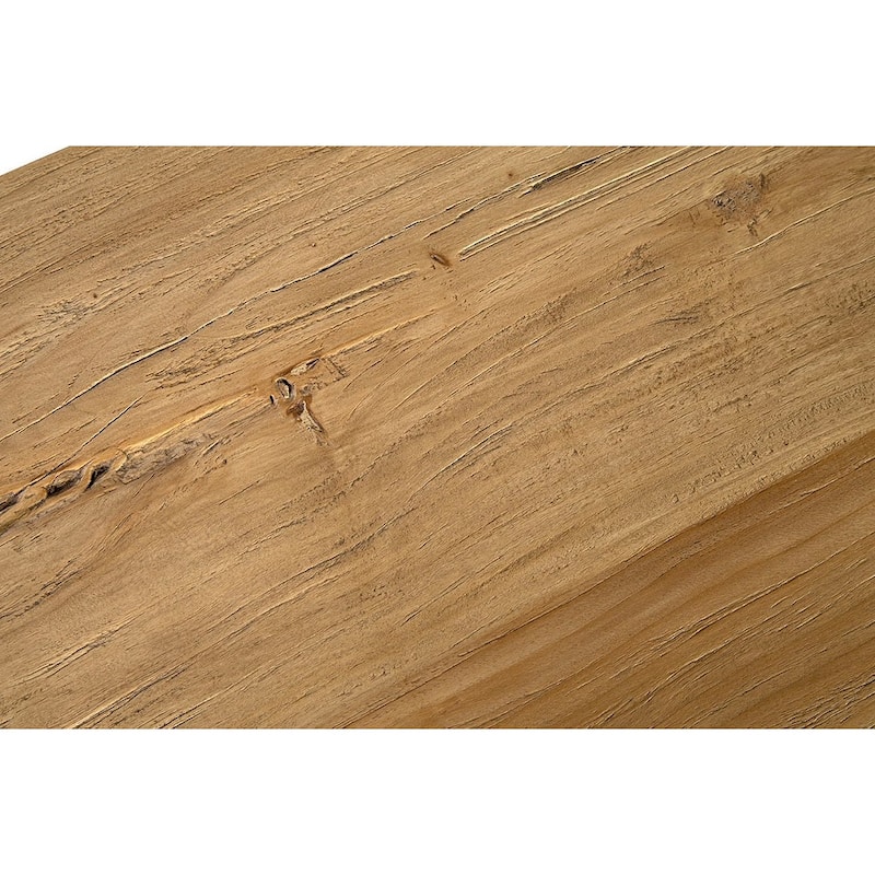 Bridges Reclaimed Elm Coffee Table, Brown