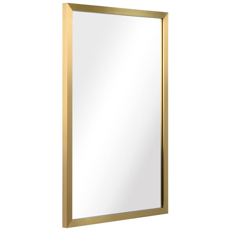 Contempo Stainless Steel Gold Wall Mirror