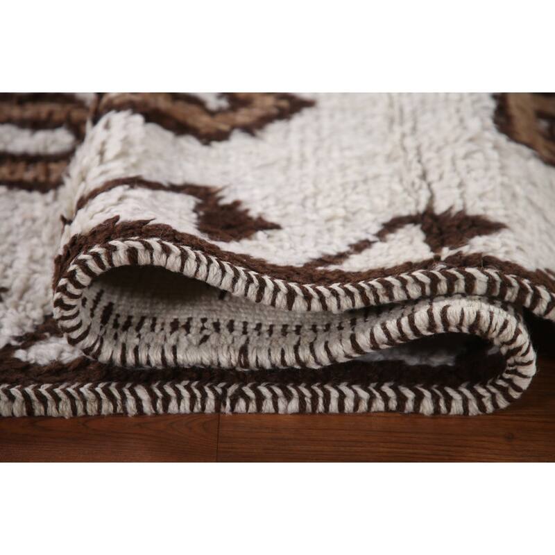 Tribal Anatolian Runner Rug Hand-knotted Wool Carpet - 3'2"x 11'6"