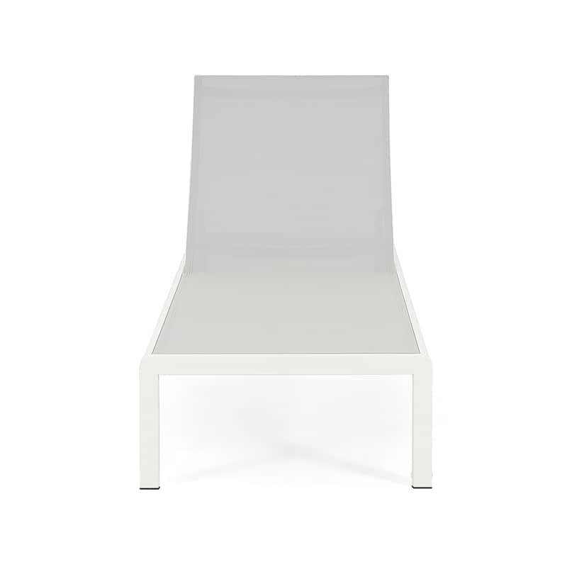 Cape Coral Outdoor Aluminum Chaise Lounge (Set of 2) by Christopher Knight Home - 77.56" D x 25.20" W x 11.80" H