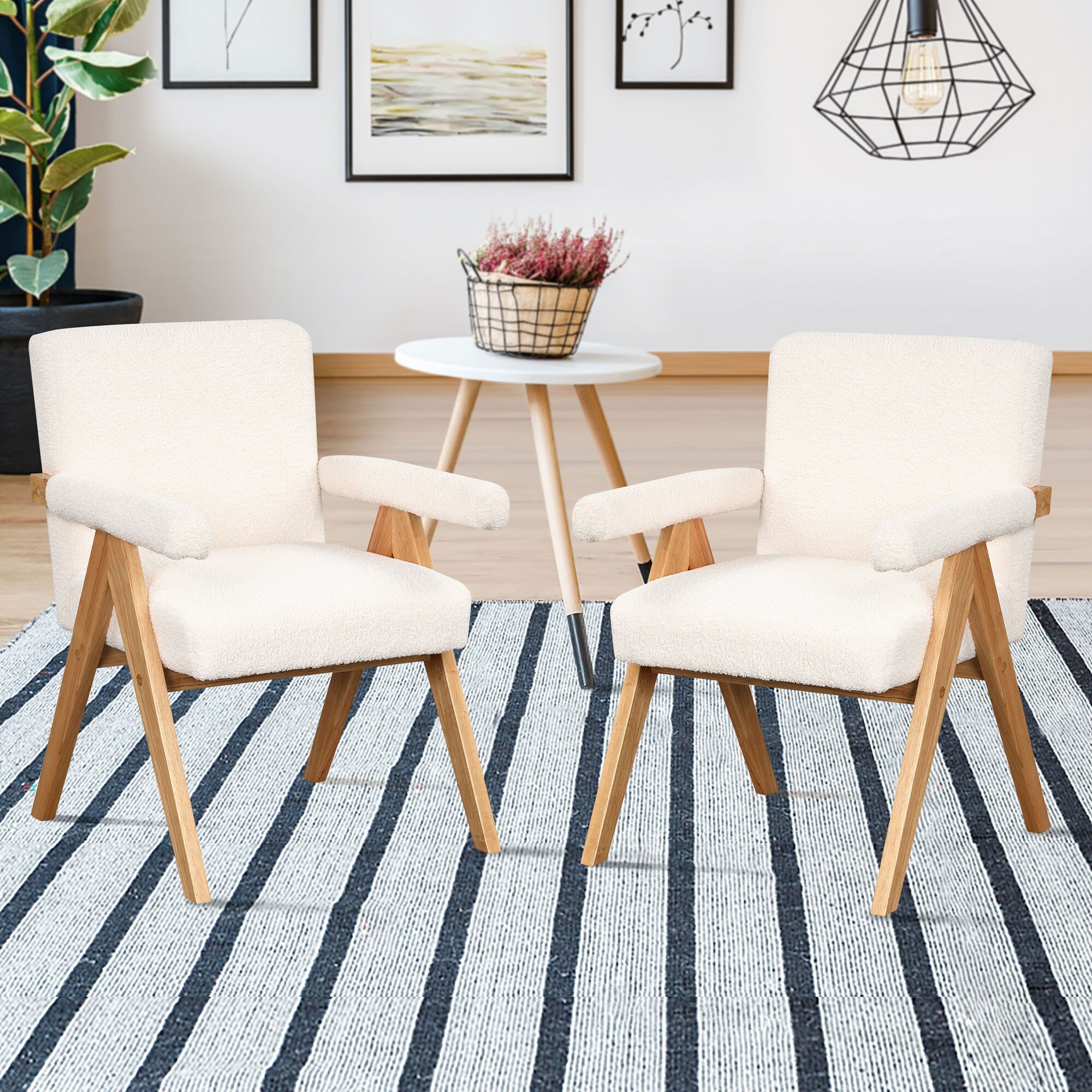 Two side chairs top