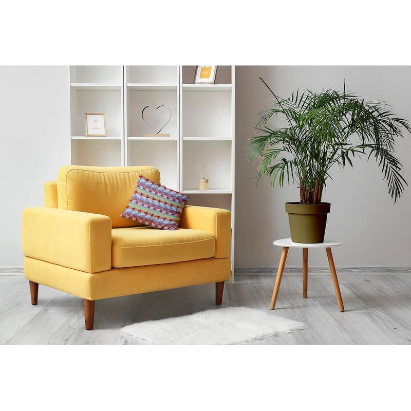 Love Garden Decorative Valentines Day Accent Pillow