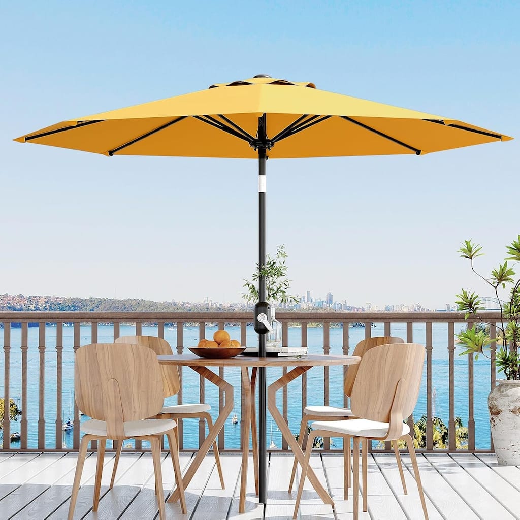 10 FT Outdoor Table Patio Umbrella, Waterproof UV Protection for Garden, Backyard, Poolside
