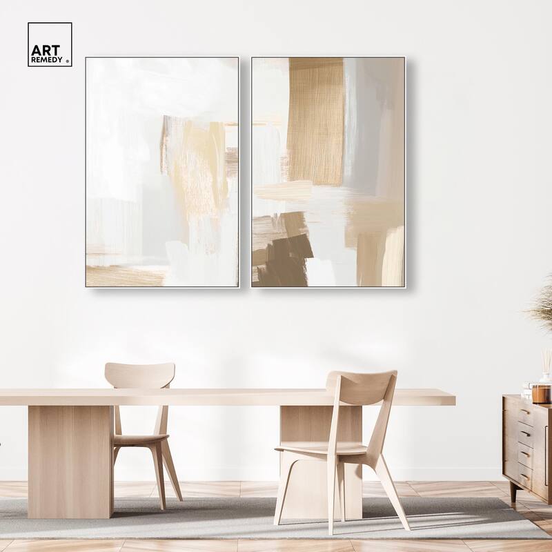 Tactile Textures I Canvas Set of 2 by Art Remedy