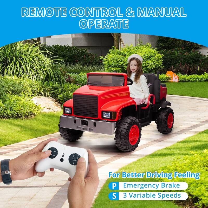 Ride On Truck for Kids 24V Ride On Car with Remote Control