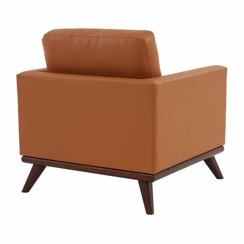 Chester Modern One-Seater Sofa Leather Or Mesh Upholstery Accent Arm Chair for Living Room Bedroom Lounge - 33.46