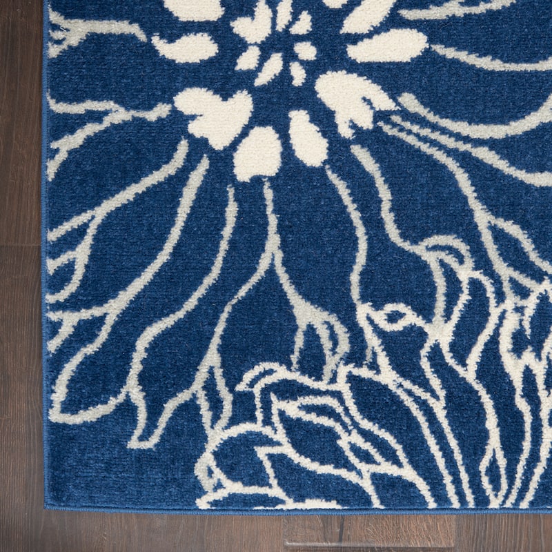 Nourison Passion Abstract Modern Floral Area Rug