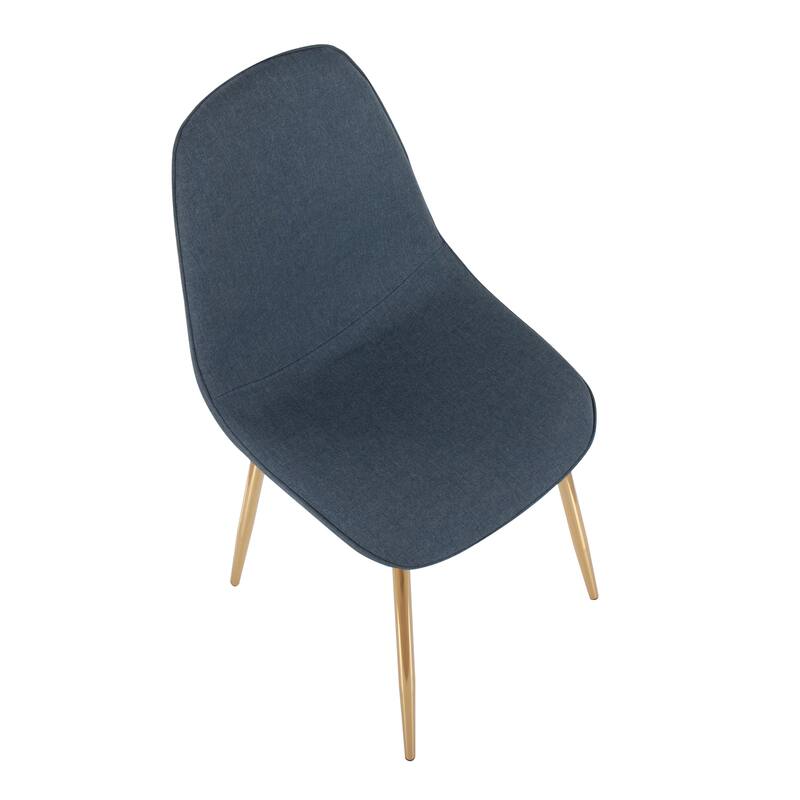 Silver Orchid Stone Gold Dining Chair - Set of 2