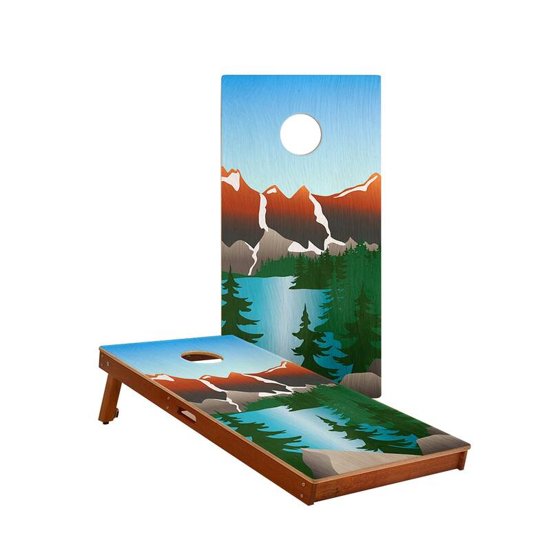 Rocky Mountain National Park All-Weather Cornhole Boards - NO Bags - Add LED Lights