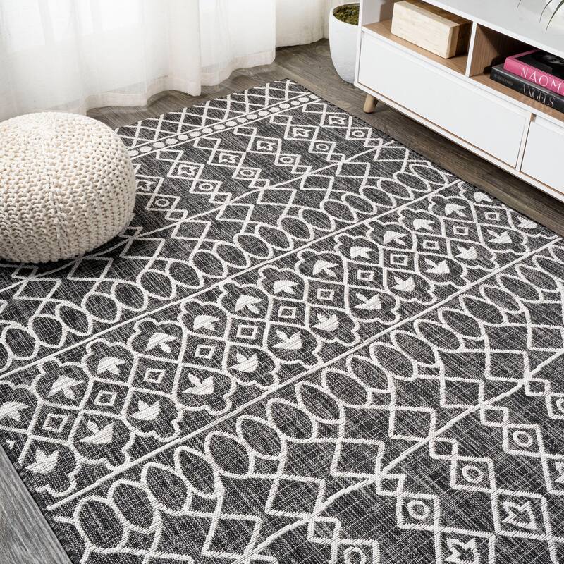 JONATHAN Y Nokat Tribal Bohemian Indoor/Outdoor Area Rug